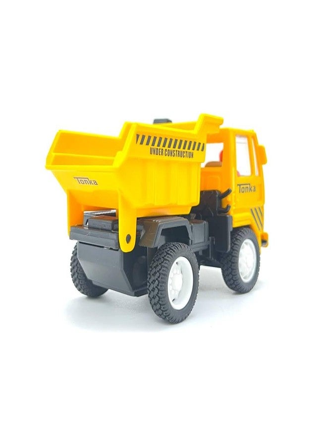 CENTY Tonka Dump Truck Toy in Pull Back Action for 3Y+ Yellow Colour - Image 2